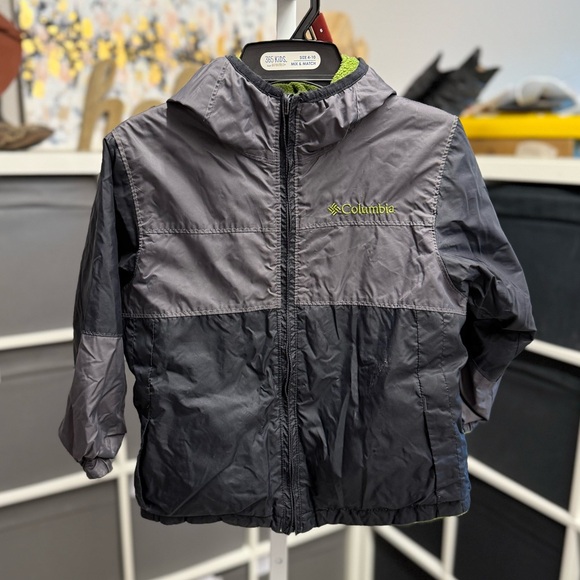 Columbia Other - Columbia Kids' Gray Reversible Fleece Lined Jacket